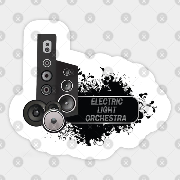 Listening Music ~ Electric Light Orchestra Sticker by PAINO kio